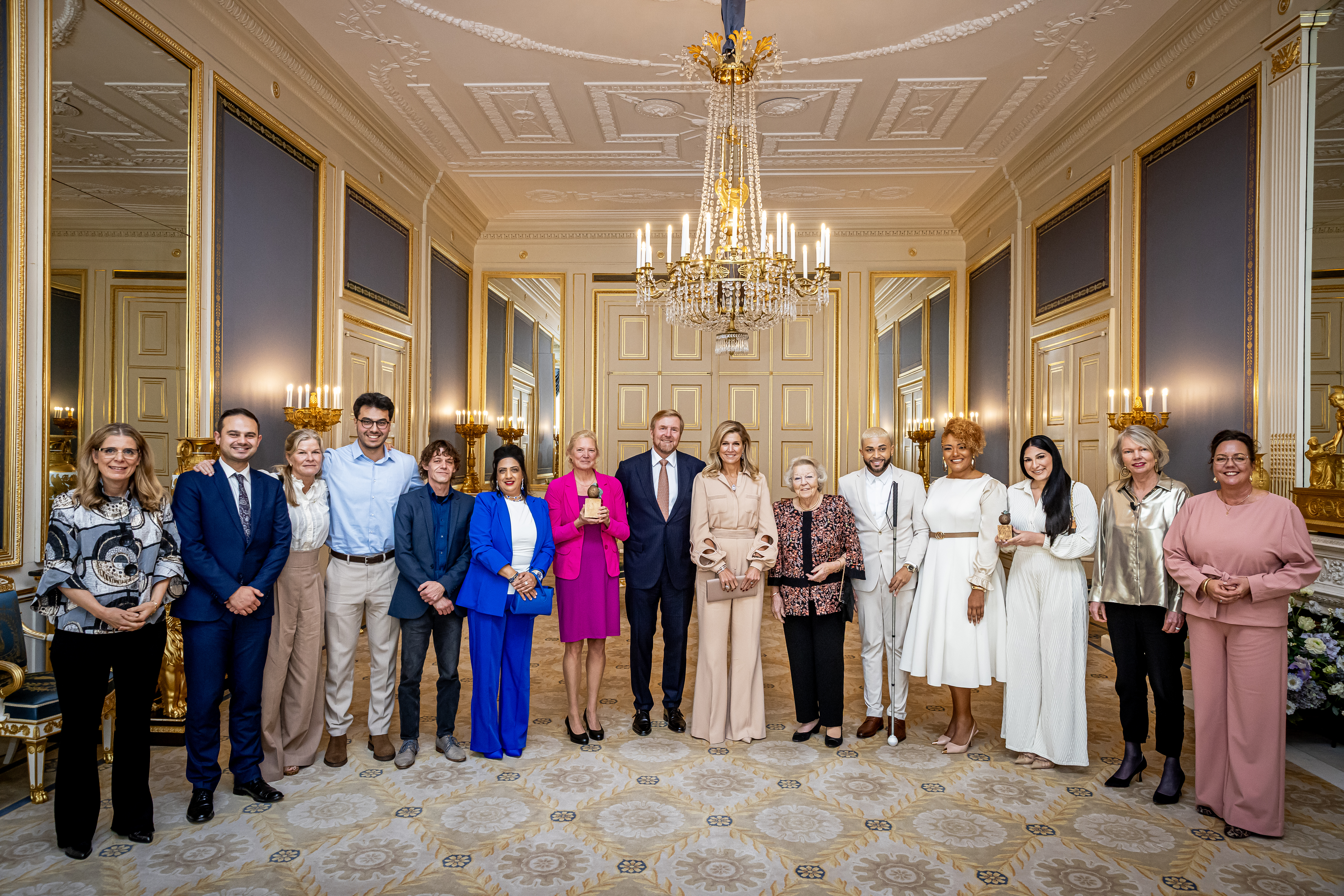 Groepsfoto winnaars Appeltje van Oranje 2025